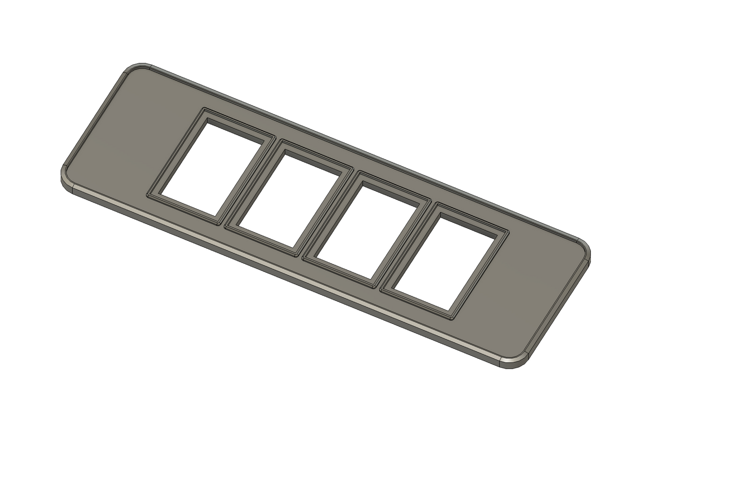 40 Series Land Cruiser Radio blank plate